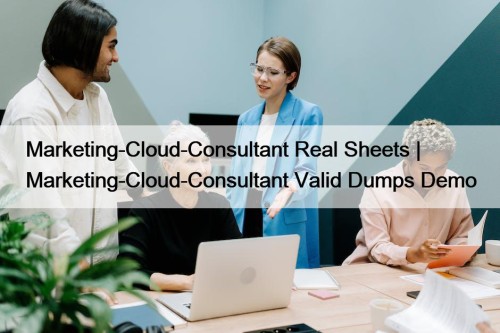 Marketing-Cloud-Consultant Real Sheets | Marketing-Cloud-Consultant Valid Dumps Demo